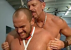 Bound jocks, dominant blowjob, binds