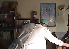 Doctors energizing cock massage