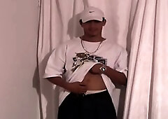 Horny young guy enjoying some solo action