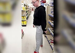 My most excellent allies Thick nerdy girlfriend goes to the store to sneak link with me then lets me Cum on her soft tits