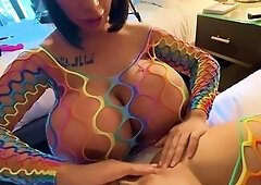 Mariza Rabbit GG fishnet scene