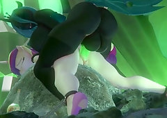 Hooves Art - Princess Chrysalis x Cadence (Extended) 60fps