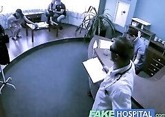 FakeHospital Hidden cameras catch female patient using massage tool for an orgasm