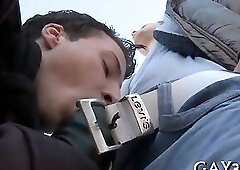 Hardcore gay fuck scene