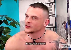 A highly super-hot four-way inbetween french twunks starlet models