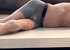 Onjon70 - Compilation of elderly vids of Opening up on table in Undergarments