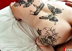 Bizarre pierced tattooed snatch mother i'd like to fuck - facefucking, urinate, drinking, booty play, anal, booty to throat