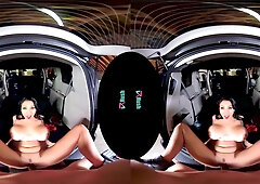 Can You Help Me With My Car? - Big Tit Brunette Pov