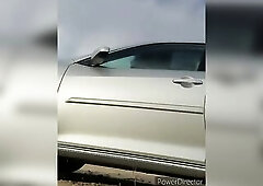 My unshaved aged granny snatch got soaked from pissing peeing by the side of road