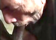 Grandpa sucks my dick again (no cum)
