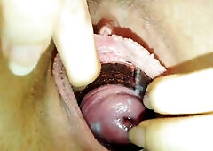 wide open twat show inside