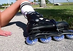 built blond bitsch works out her twat and gets screwed