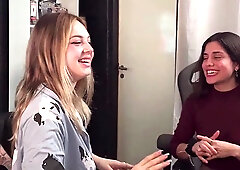 My husband breaks my ass in front of my friend