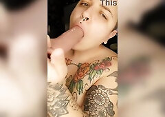 Deepthroat & Obscene Talk – Gagging with a Throat Full