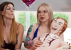 Bride-To-Be's Bachelorette CFNM Femdom Debauchery starring Kyle Mason, Penelope Kay, Andie Anderson - part 2