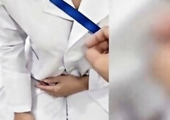 A Hawt Vietnamese Nurse with a Great Figure Was Repeatedly Screwed by a Mysterious Stranger