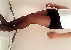 my cd leg clit video in pantyhose