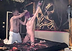 Sub Bekommt Roughes Analtraining