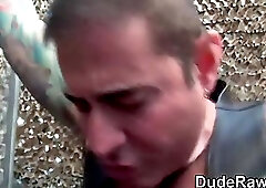 Barebacked ass felched