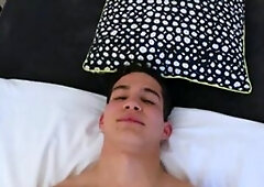 Czech Hunter - Slim Czech guy amateur blowjob cum in the bed