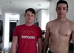 Hottest Young Guys! Gay 5-Some ORGY! All These Young STUDS So Eager To FUCK Each Other!