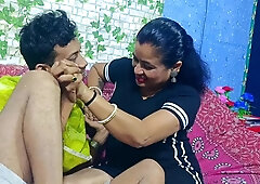 Desi Bhabhi in short dress fucked hard by Dever ji