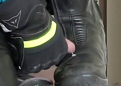 crazy after a motorbike excursion