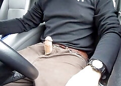 Gay car cruising, cum tribute, car jerk