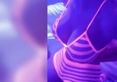 Sex doll blacklight party