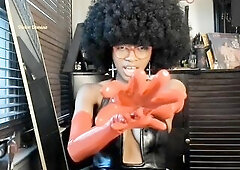 Shiny Glove Gooner - Latex Haul