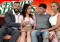 Steamy Step-Siblings Secretly Hook Up Until Shocking Discovery by Parents