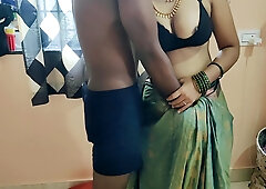 Indian Desi Stepmom Big Boobed Caught My Condom In My College Pant And She Punished Me To Sex With Her Stepmom