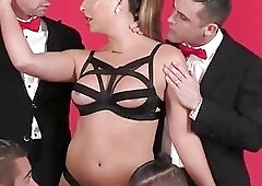 Big Boobs ladyboy Chanel Santini gangbanged