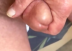 Long slow mo masturbation with big glans