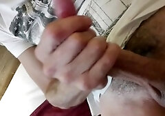 Intimate Scene with Aussie Man’s Cut Cock