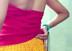 Outdoor Fun Time Desi Skinny Girl With Cute Boobs दस भभ