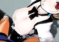 Sherri in the ultimate fighting showdown with ballbusting action