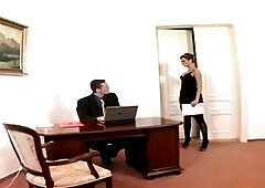 Lewd Secretary Flawless To Screw with My Shlong!