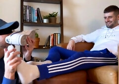 Amateur men videotape their perverted gay fornication