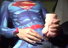 Superman fucking with toy&period;