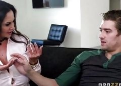 Busty Milf Trying Out His Fat Dong