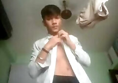 Young twink hot hunk boy cam show