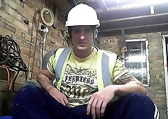 Guy In Uniform Solo Wanking