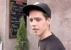 Bubble butt brunette takes a huge load in a POV movie