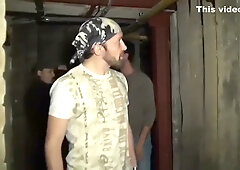 Hidden encounter in an underground space captured on camera