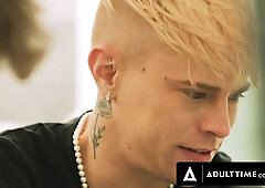 HETEROFLEXIBLE - Bottom Couple Harley Xavier & Adam Awbride Are Dominated By Str8 Dominant Stranger