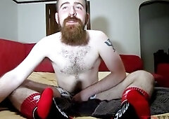 Long beard, beard dildo, ginger beard