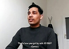 Straight Guy Eats A Big Cock To Pass The Job Interview