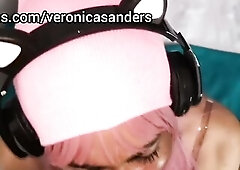 Sissy Gamer Sucks my Overweight Shlong