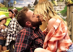 Lustful cowgirl breathtaking sex video